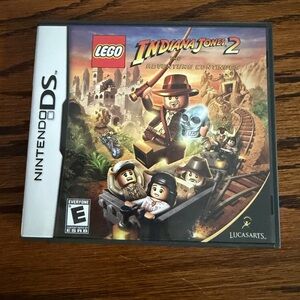 LEGO Indiana Jones 2: The Adventure Continues (Nintendo DS) CASE & MANUAL ONLY